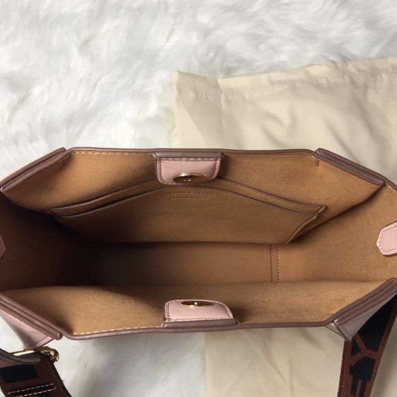 Stella McCartney Logo Crossbody Bag Pink - Picture 8 of 10